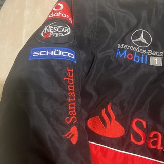 Chaqueta Mercedes Santander Negra/Roja - M