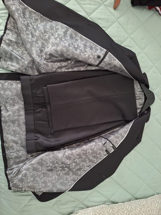 Traje negro completo hombre