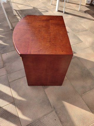 Mesita de noche de madera 2 mesitas de noche