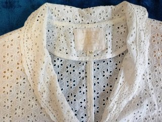 Chaqueta de encaje blanca Talla S