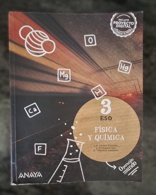 3º ESO - Física y Química 3, Ed. ANAYA, 2022