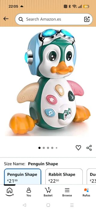 Juguete Pingüino Gateo Musical