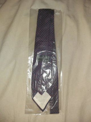 Corbata Christian Dior Azul/Rojo