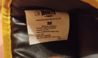 Guantes Boxeo Brooklyn Talla M Negros