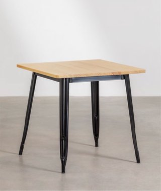 Mesa Comedor Madera y Metal