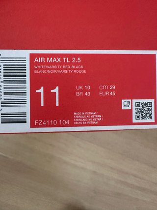 Nike Air Max TL 2.5 Zapatillas Negras Blancas