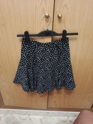 Falda pantalón lunares Stradivarius