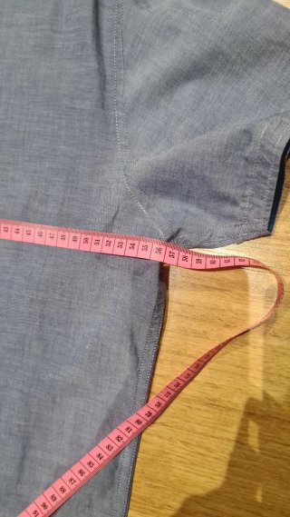 Camisa Springfield Manga Corta Azul Jeans