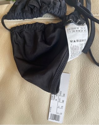 Top bikini nero Calzedonia taglia 3 IT