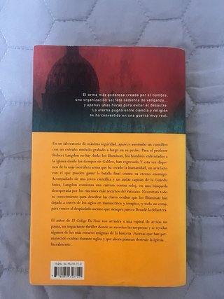 Libro - Ángeles y demonios de Dan Brown
