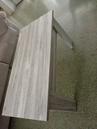 Mesa de centro made blanca y glis