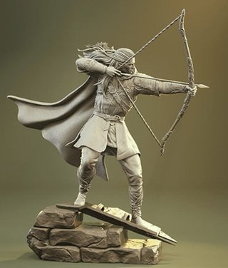 Figura Legolas 30cm El Señor de los Anillos Resina