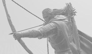 Figura Legolas 30cm El Señor de los Anillos Resina