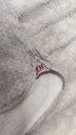 Camisa Tommy Hilfiger Gris Estampada