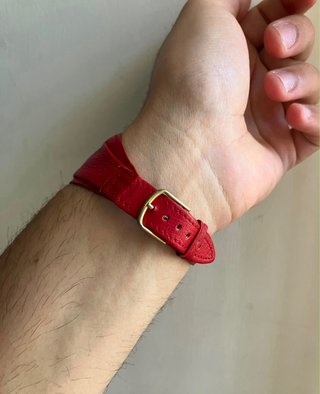 Orologio Jellux oro e rosso con cuore