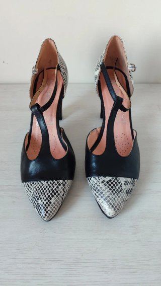 Zapatos de fiesta T-strap tacón