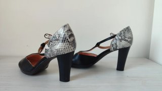Zapatos de fiesta T-strap tacón