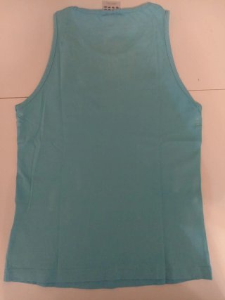 Camiseta sin mangas Adidas azul