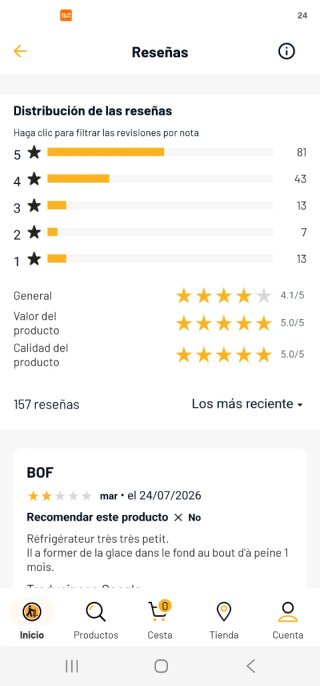 Frigorífico Valberg Combi 262L D