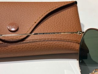 Ray Ban RB3447 Gafas de Sol Redondas Doradas
