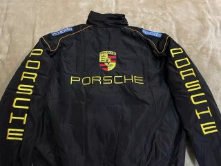 Bomber Porsche Motorsport Negra Amarilla - M/L