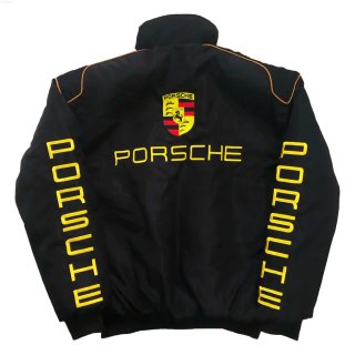 Bomber Porsche Motorsport Negra Amarilla - M/L