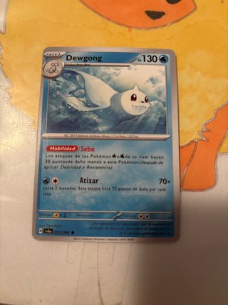 Carta Pokémon Dewgong PS 130