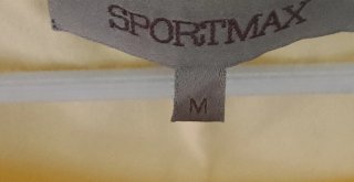 Top Sportmax giallo manica 3/4