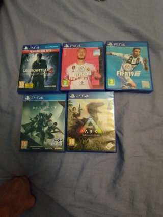 5 Juegos PS4: Uncharted, FIFA 19, 20, Destiny, Ark