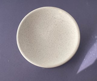 Soporte quemador aceite cerámica blanco