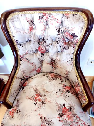 Antigua Silla estilo Luis XV original de época