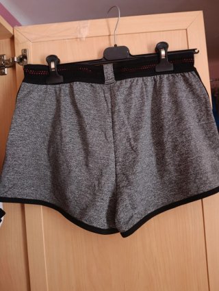 Shorts deportivos mujer negros y turquesa