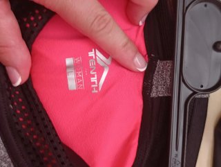 Shorts deportivos mujer negros y turquesa