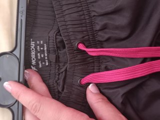Shorts deportivos mujer negros y turquesa