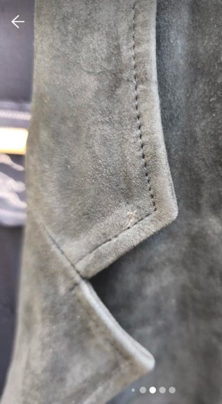 Blazer Burberry Gris Suede