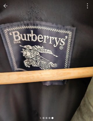 Blazer Burberry Gris Suede