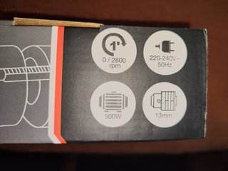 Taladro Percutor 500W Nuevo garantía y accesorios