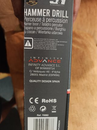 Taladro Percutor 500W Nuevo garantía y accesorios