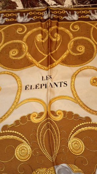 Foulard Hermes Les Éléphants