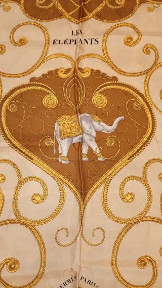 Foulard Hermes Les Éléphants
