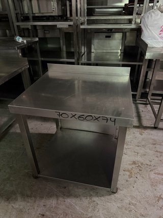 Mesa de TRABAJO inoxidable industrial