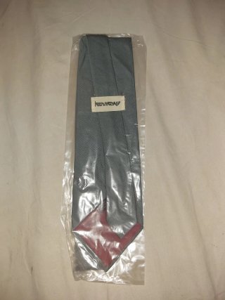 Corbata Kennedy Gris con Rojo