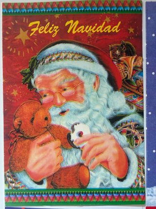 Lote 12 Tarjetas Navidad Santa Claus