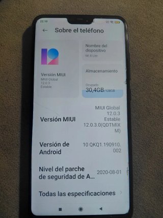 Xiaomi MI 8 Lite Negro