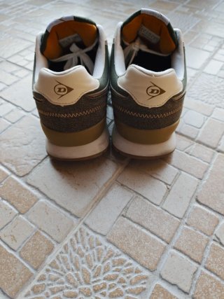 Zapatillas Dunlop Beige y Verde