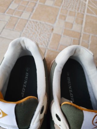 Zapatillas Dunlop Beige y Verde