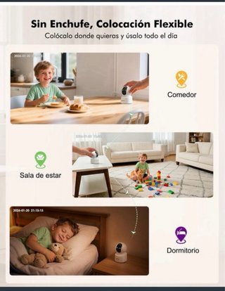Cámara Vigilancia Mrowly WiFi Interior 4MP
