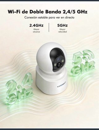 Cámara Vigilancia Mrowly WiFi Interior 4MP