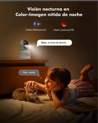 Cámara Vigilancia Mrowly WiFi Interior 4MP