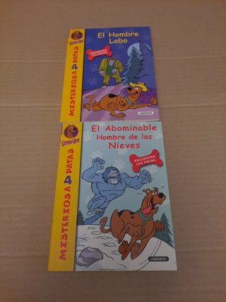Lote de libros infantiles Scooby-Doo del 1 al 8